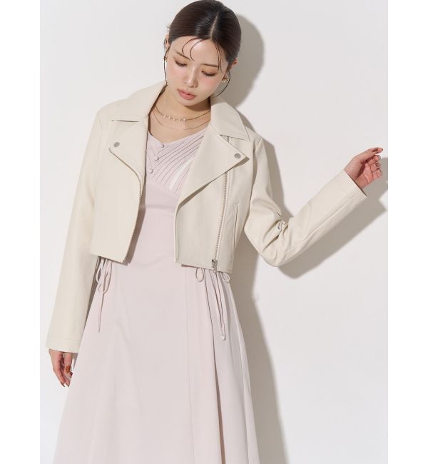 RESEXXY「バイカラーピンタックフレアワンピース」|ワンピース|