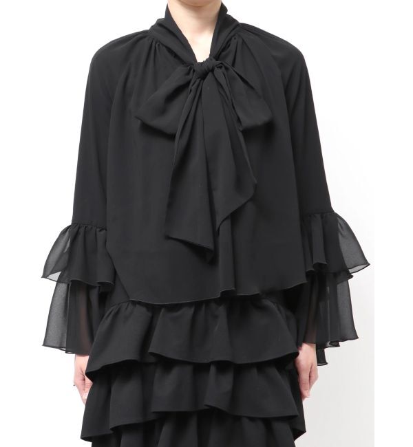 RESEXXY「ワイドスリーブラッフルボリュームブラウス」|シャツ・ブラウス|