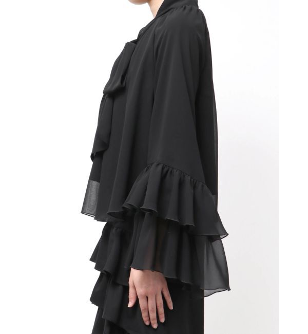 RESEXXY「ワイドスリーブラッフルボリュームブラウス」|シャツ・ブラウス|