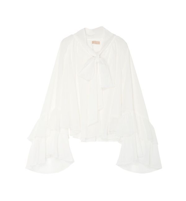 RESEXXY「ワイドスリーブラッフルボリュームブラウス」|シャツ・ブラウス|
