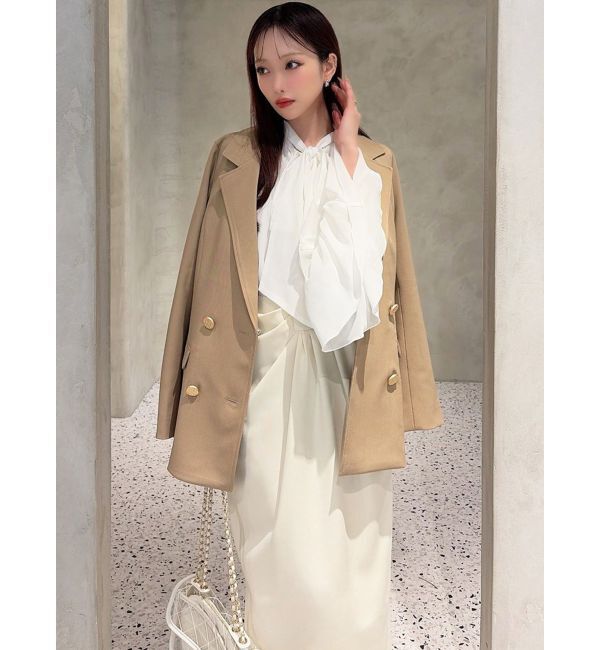 RESEXXY「ワイドスリーブラッフルボリュームブラウス」|シャツ・ブラウス|