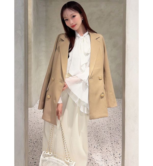 RESEXXY「ワイドスリーブラッフルボリュームブラウス」|シャツ・ブラウス|