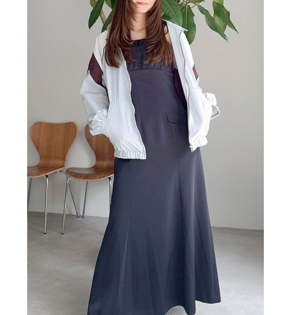 dazzlin「【FILA別注】バイカラースイッチングミドルブルゾン」|ブルゾン・スタジャン|