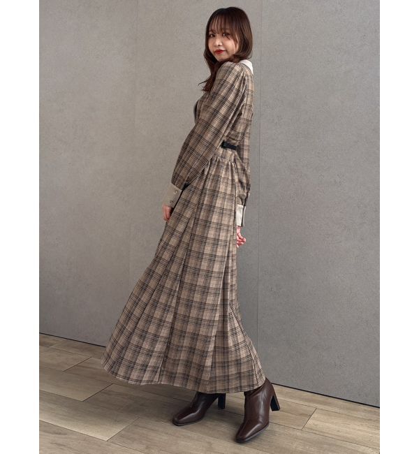 dazzlin「【POLO BCSコラボ】テーラーカラーフレアワンピース」|ワンピース|