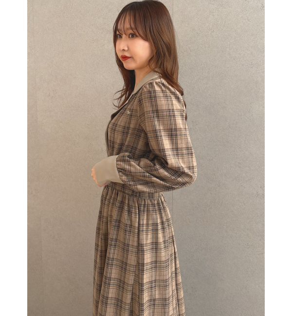 dazzlin「【POLO BCSコラボ】テーラーカラーフレアワンピース」|ワンピース|