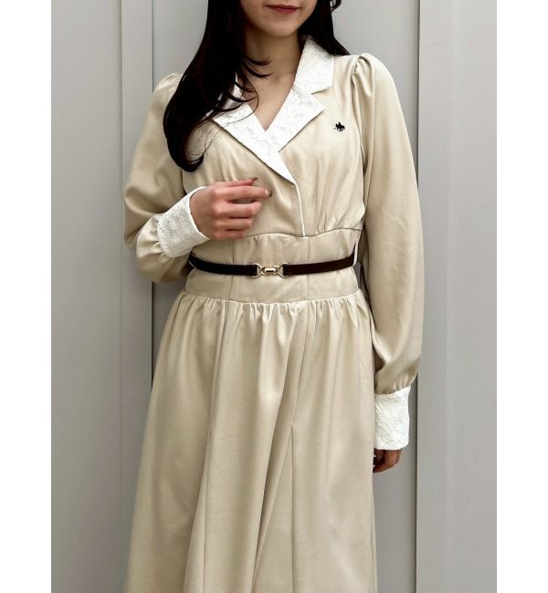 dazzlin「【POLO BCSコラボ】テーラーカラーフレアワンピース」|ワンピース|