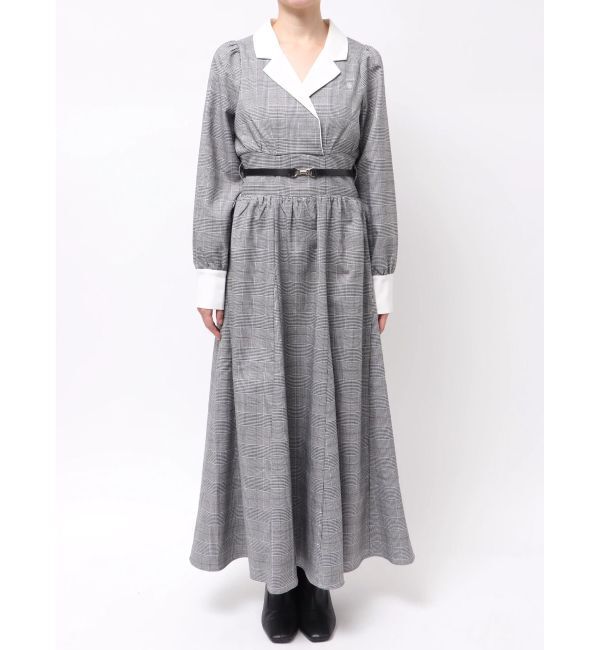 dazzlin「【POLO BCSコラボ】テーラーカラーフレアワンピース」|ワンピース|