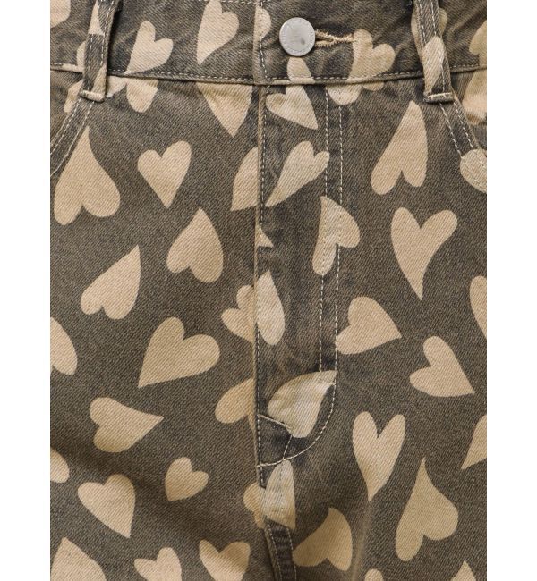 EMODA「ミッドワイドジャストウエストジーンズ」|デニム|