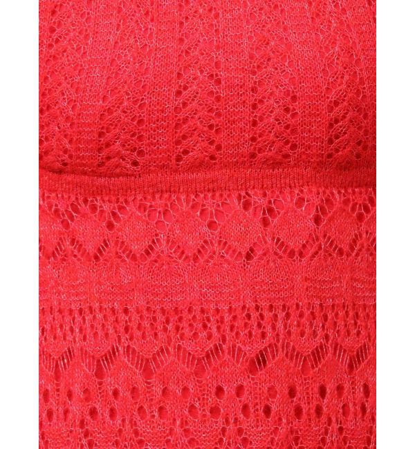 MERCURYDUO「モヘヤニットスカシアミワンピース」|ワンピース|