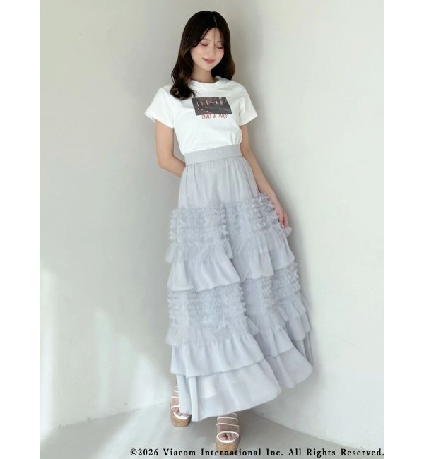 MERCURYDUO「ティアードボリュームスカート」|スカート|