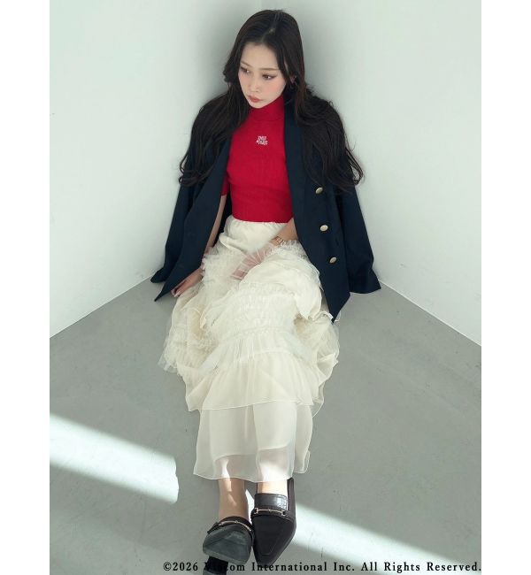 MERCURYDUO「ティアードボリュームスカート」|スカート|