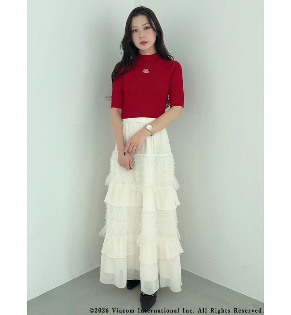 MERCURYDUO「ティアードボリュームスカート」|スカート|