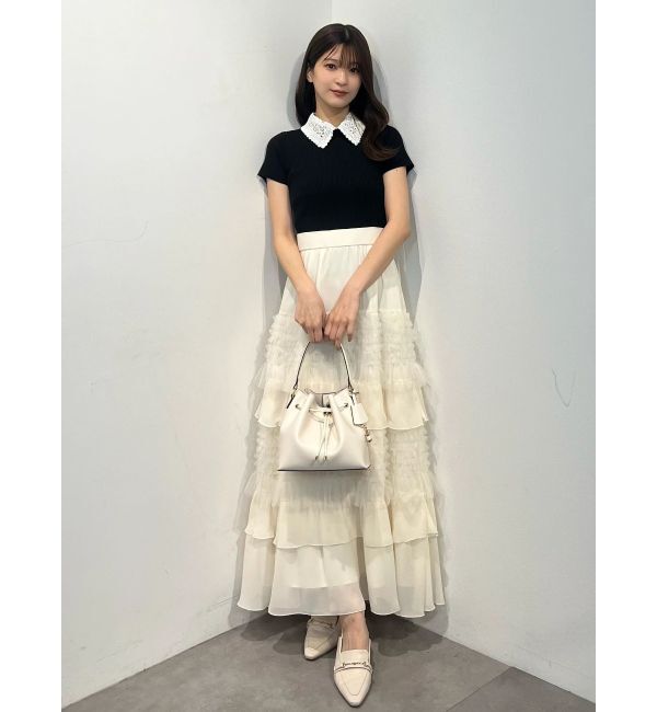 MERCURYDUO「ティアードボリュームスカート」|スカート|
