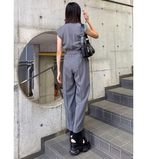 MURUA「テーラードノースリオールインワン」|オールインワン|