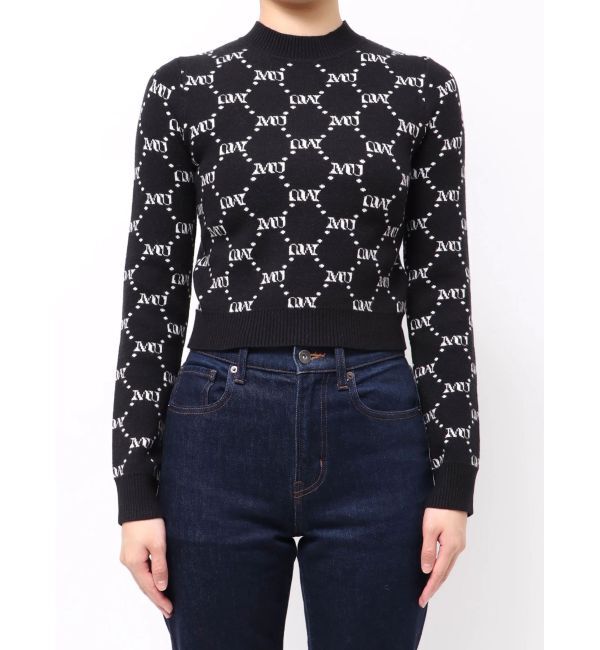 MURUA「モノグラムバイカラーニット」|ニット・セーター|