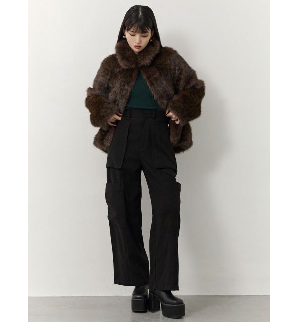 MURUA「レオパードフェイクファーコート」|その他|