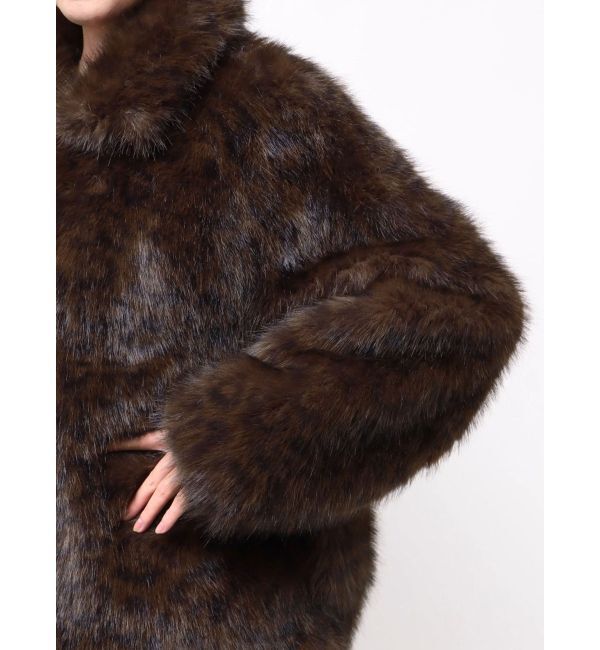 MURUA「レオパードフェイクファーコート」|その他|