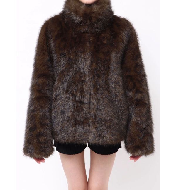 MURUA「レオパードフェイクファーコート」|その他|