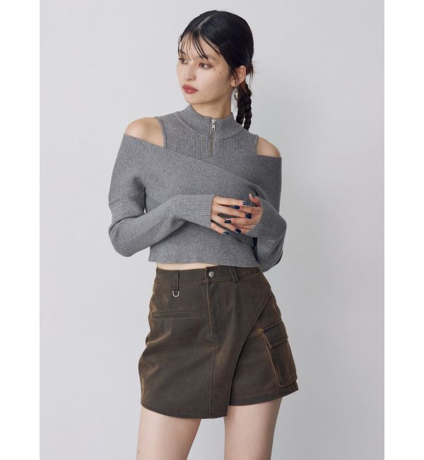 MURUA「ワンサイドスリットカーゴショートパンツ【セット販売対象】」|その他|