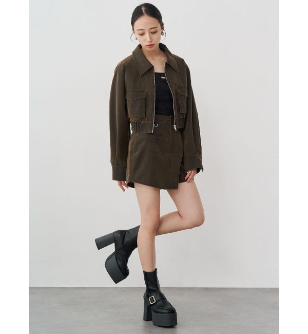 MURUA「ワンサイドスリットカーゴショートパンツ【セット販売対象】」|その他|