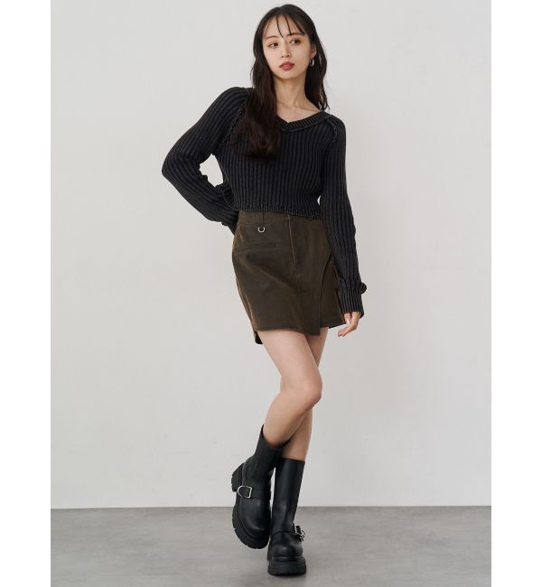 MURUA「ワンサイドスリットカーゴショートパンツ【セット販売対象】」|その他|