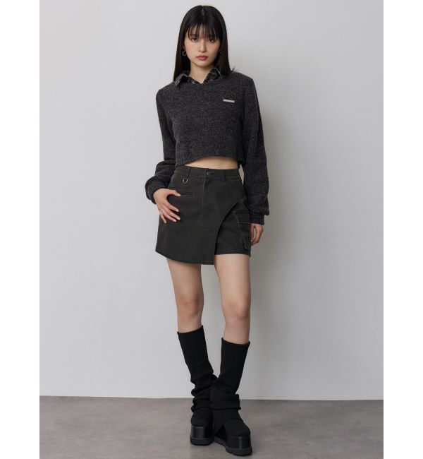 MURUA「ワンサイドスリットカーゴショートパンツ【セット販売対象】」|その他|