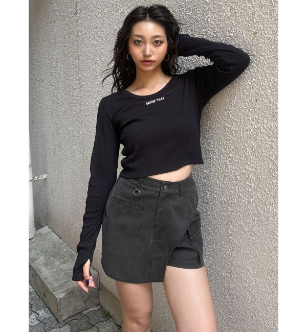 MURUA「ワンサイドスリットカーゴショートパンツ【セット販売対象】」|その他|