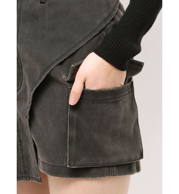 MURUA「ワンサイドスリットカーゴショートパンツ【セット販売対象】」|その他|