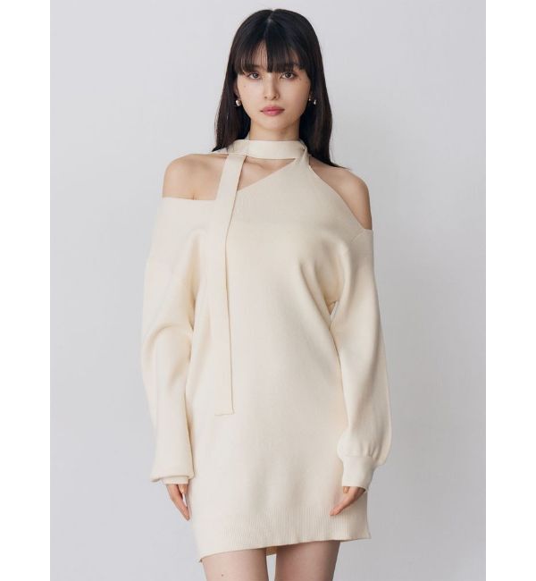 MURUA「アシメショルダーミニワンピース」|ワンピース|