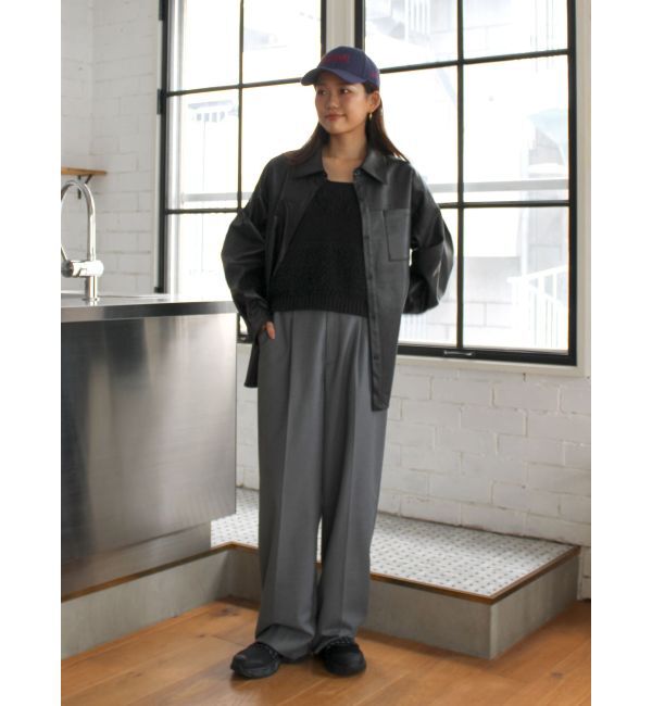 Ungrid「タックストレートパンツ」|その他|