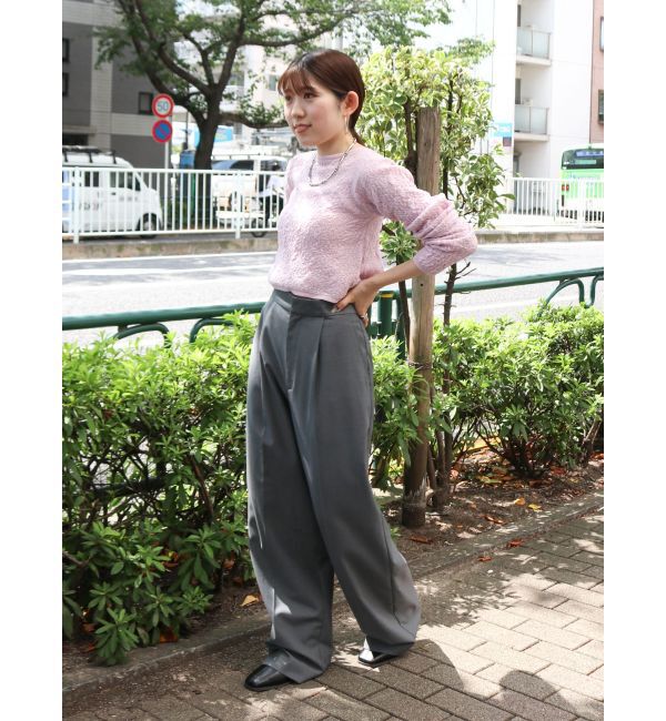 Ungrid「タックストレートパンツ」|その他|