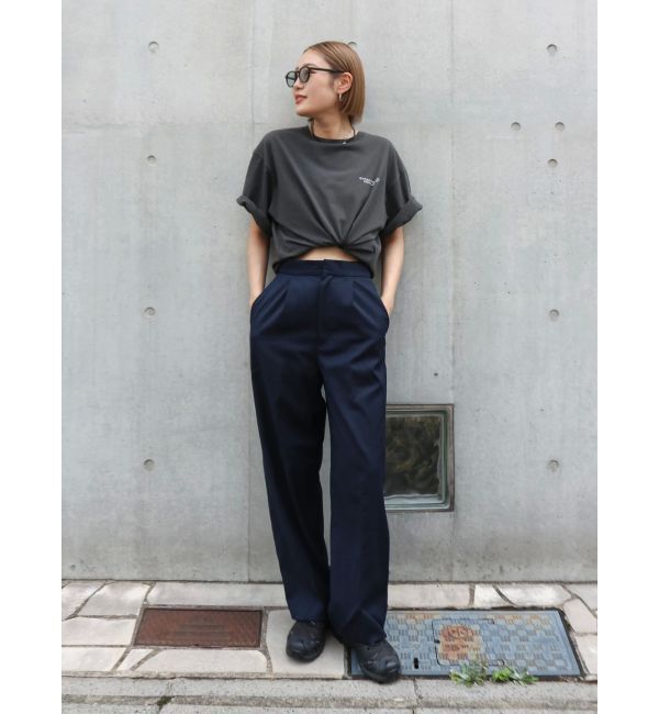 Ungrid「タックストレートパンツ」|その他|