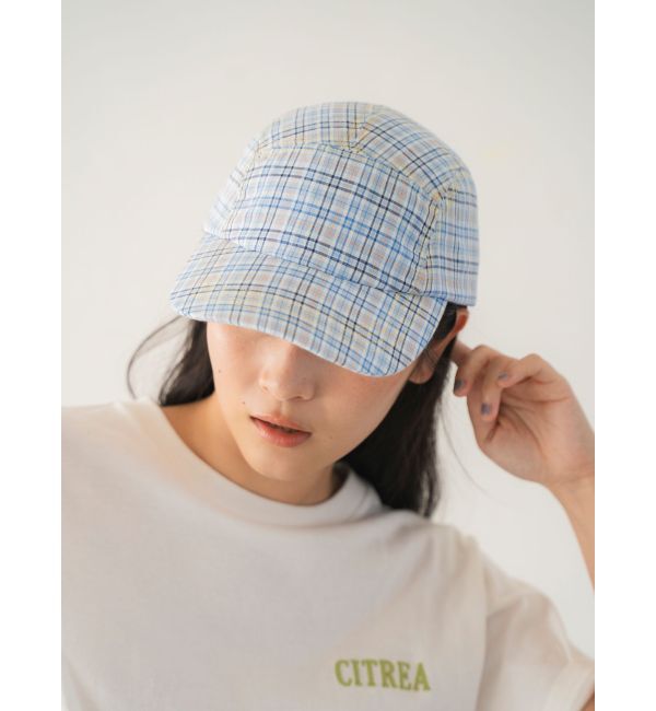 Ungrid「チェックジェットキャップ」|キャップ・キャスケット|