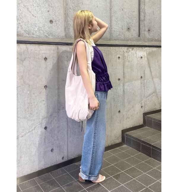 Ungrid「タックデザインラウンドバッグ」|その他|