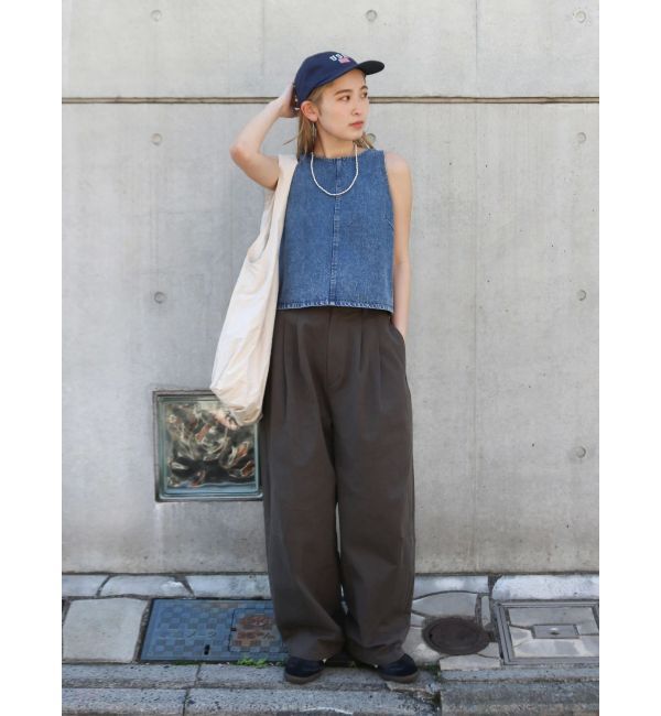 Ungrid「タックデザインラウンドバッグ」|その他|