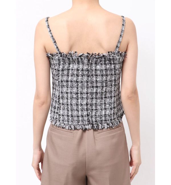 LAGUNAMOON「テープヤーンツイードキャミソール」|キャミソール|