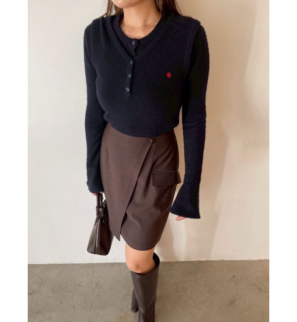 LAGUNAMOON「ラップディティールスカートショートパンツ」|スカート|