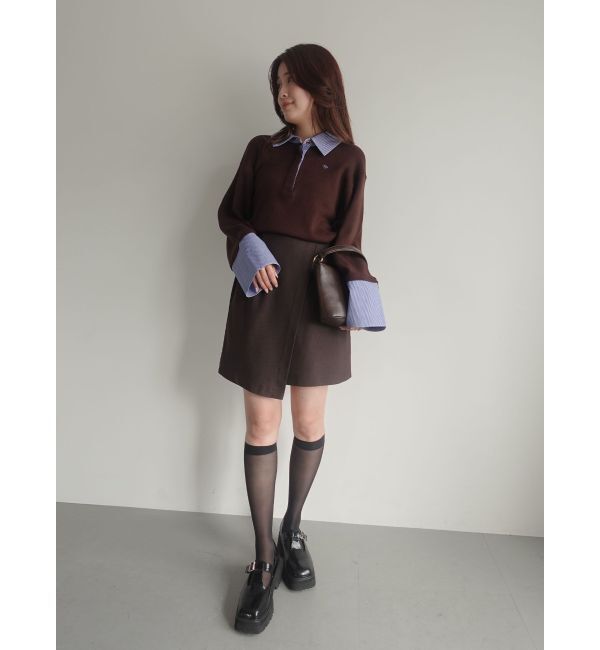 LAGUNAMOON「ラップディティールスカートショートパンツ」|スカート|