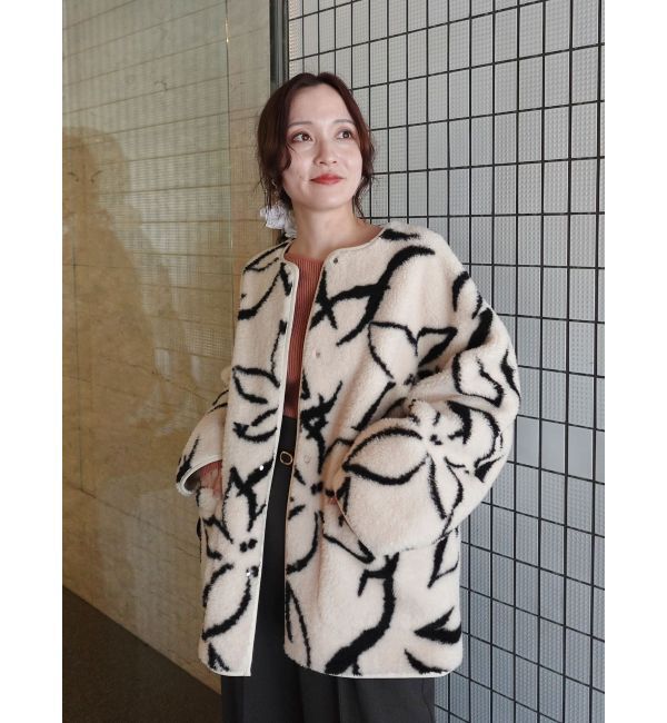 LAGUNAMOON「【REVIVAL】リバーシブルボアブルゾン」|その他|