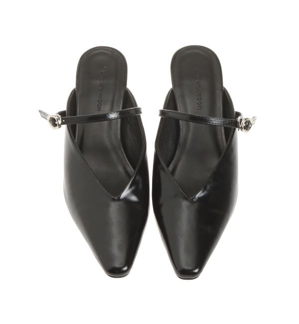 LAGUNAMOON「MODERNカッティングメタルヒールミュール」|パンプス|