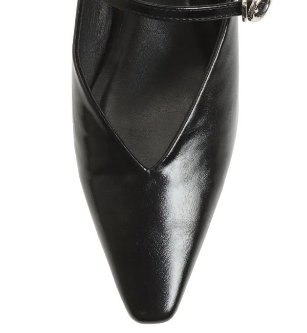 LAGUNAMOON「MODERNカッティングメタルヒールミュール」|パンプス|