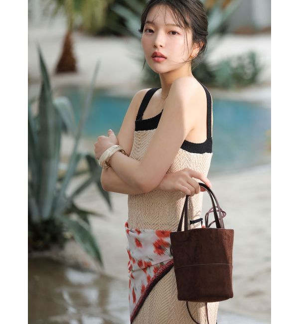 LAGUNAMOON「ノースリレースニットワンピース」|ワンピース|