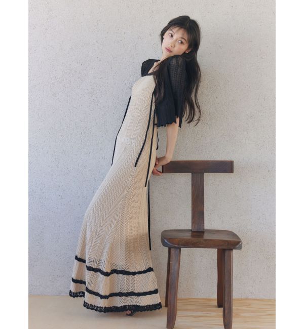 LAGUNAMOON「ノースリレースニットワンピース」|ワンピース|