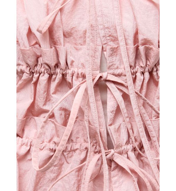 LAGUNAMOON「ギャザーペプラムキャミソール」|キャミソール|