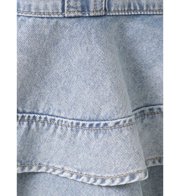 LAGUNAMOON「デニムペプラムキャミソール」|キャミソール|