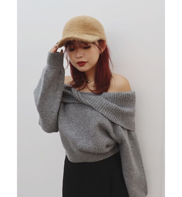 EVRIS「フェイクファーキャップ」|キャップ・キャスケット|