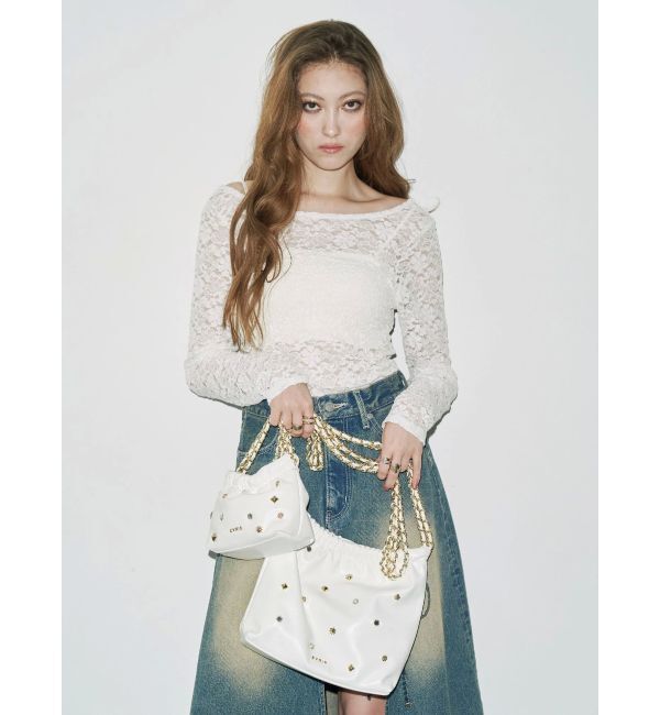 EVRIS「スタッズチェーンミニショルダーBAG」|ショルダー・メッセンジャー|