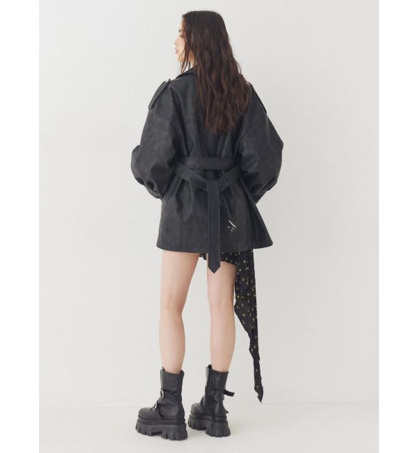 EVRIS「オーバーサイズライダースジャケット」|ライダースジャケット|