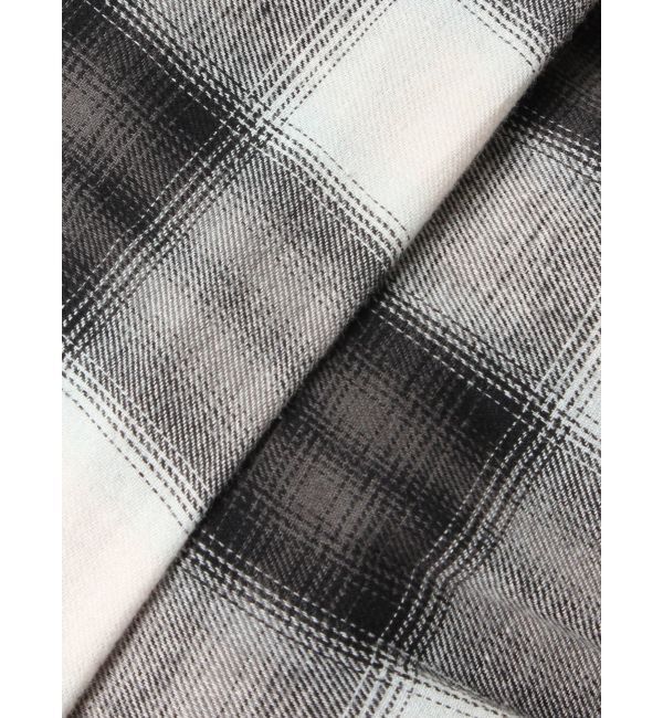 EVRIS「フードチェックショートシャツ」|シャツ・ブラウス|