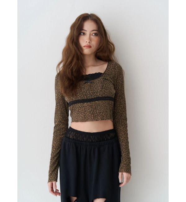 EVRIS「レイヤードフリルトップス」|Tシャツ・カットソー|